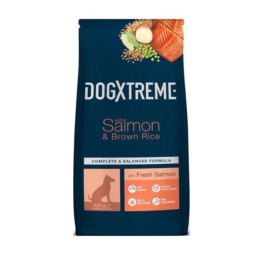 Dogxtreme Adult Salmón y arroz alimento para perro, , large image number null